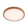 Lindby LED-Deckenleuchte Mynte, Ø42cm, Holzoptik, Produktbild-Vorschau 1