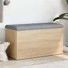 vidaXL Banc avec espace de rangement Chêne Sonoma 82x42x45 Voir les images du produit 2