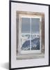 MuchoWow® Gerahmtes Poster Durchschaubar - Holz - Berge Produktbild-Vorschau 1