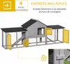 PawHut Clapier cage š€ lapins rongeurs XXL clapier nain 2 Voir les images du produit 3