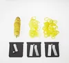 A product shot of a spiralizer with sliced potatoes and spiralized vegetables. Produktbild-Vorschau