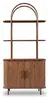 SensaHome Japandi Bücherregal – Bogenförmiger Fachschrank Produktbild-Vorschau 4