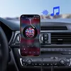 A smartphone mounted on a car dashboard, playing music. Anteprima dell’immagine prodotto