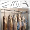 12 crochets en acier inoxydable pour fumer le poisson et la Voir les images du produit 4
