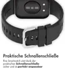 imoshion Silikonband für das Huawei Watch Fit 3 - Schwarz Produktbild-Vorschau 4