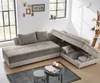 Federkern Ecksofa Doppelbett Dauerschläfer Bettkasten Couch Produktbild-Vorschau 3