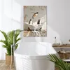 MuchoWow© Wanddeko 50x70 cm - Badezimmer Bilder Pinguine, Produktbild-Vorschau 3