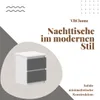 VBChome Nočný stolík 30 x 26 x 38 cm Biely - antracit Nočný Náhľad obrázku produktu 4