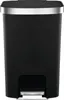 EKO - Hana 1 bidone a pedale 2x25 litri - Plastica - Nero Anteprima dell’immagine prodotto 3