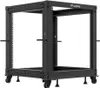 Lanberg Open rack 19" 12U 600x600-1100 regulowany czarny Voir les images du produit 4
