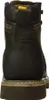 The back view of a brown boot. Voir les images du produit