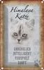 vianmo Blechschild 18x12 cm Himalaya Katze sanft Tier Produktbild-Vorschau 1