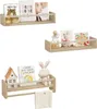 WOLTU 3er Set Kinder Bücherregal, Wandregal, aus Produktbild-Vorschau 1