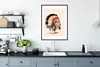 MuchoWow® Gerahmtes Poster Tier - Eule - Indianer - Vogel Produktbild-Vorschau 4