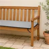 Polštář pro lavicku 180x50 cm šedá Polštářek na zahradní Náhled obrázku produktu 5