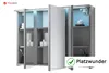 AILEENSTORE Spiegelschrank Badmöbel mit Beleuchtung DUO 100 Produktbild-Vorschau 3