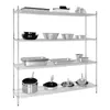 Vogue Regalsystem Chromstahl-Gastroregal HxBxT Produktbild-Vorschau 2