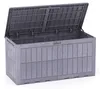 COSTWAY Tuinopslag 455 liter, waterdicht, 2-in-1: opbergbox Productafbeelding-voorbeeld 1