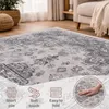 Vintage Boho moderner Wohnzimmerteppich Kurzflor waschbar Produktbild-Vorschau 5