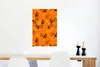 MuchoWow® Poster Orange - Sporen - Muster 40x60 cm - Produktbild-Vorschau 5