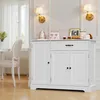 BEALIFE Kuchyňský bufet 105x40x85 cm | 3 dvířka a 1 zásuvka Náhled obrázku produktu 8