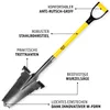 MISTER TOOL 3-TLG. Spezialspaten-Set - Kombi-, Drainage- & Produktbild-Vorschau 4