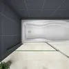 70x140cm Duschwand Badewannenwand Badewannenaufsatz Produktbild-Vorschau 2