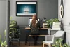 Bild 100x70 MDF-Rahmen Wandkunst Lotus-Blumen-Anlage Produktbild-Vorschau 3