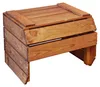 3er Set Küchenregal Olaf 40x33x30 cm in Ocker  Gemüsekiste Produktbild-Vorschau 7