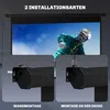 HOMCOM Beamer-Leinwand Elektrisch 266 x 149 cm 16:9 Produktbild-Vorschau 7