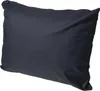 A dark blue cushion is shown against a white background. Produktbild-Vorschau