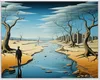 Wallario Wandbild Fluss der Zeit, Größe: 40,30 x 50,30 cm, Produktbild-Vorschau 1