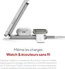 Station de charge 3en1, magsafe, Blanc Voir les images du produit 7