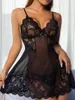 Hot Babydoll Dessous Set – Schwarzes Negligé aus Spitze & Produktbild-Vorschau 1