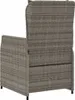 vidaXL Gartensessel 2 Stk. Verstellbar Grau Poly Rattan Produktbild-Vorschau 7