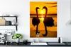 MuchoWow® Poster Schwäne - Sonnenuntergang - Vogel - Orange Produktbild-Vorschau 3