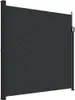 vidaXL Seitenmarkise Ausziehbar Schwarz 200x500 cm Produktbild-Vorschau 1