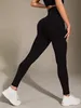 Damen Leggings Gerippt Nahtlos - Hoher Bund - Größe M - Produktbild-Vorschau 3