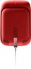 A red portable charger with a cable plugged in. Náhled obrázku produktu