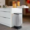 ROTHO Treteimer Paso 20l 29,3x26,6x45,7cm silber Produktbild-Vorschau 10