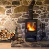 Relaxdays Kaminholzregal, halbrund, Innenbereich, Produktbild-Vorschau 5