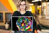MuchoWow® Laptop Aufkleber Sticker Cover Tiger - Kopf - Produktbild-Vorschau 5