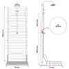 vidaXL Doccia da giardino, 205,5 cm, legno di acacia Anteprima dell’immagine prodotto 8