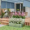 Jardinière surélevée Outsunny en métal, jardinière à deux Voir les images du produit 8