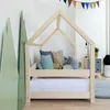 Children's House Bed TERY with Firm Bed Guard - White - 120 Produktbild-Vorschau 3