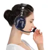 A woman wearing a headset with a microphone. Náhled obrázku produktu