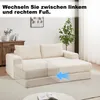 Corduroy-2-in-1-Schlafsofa,mit zwei Kissen, klassischen Produktbild-Vorschau 7