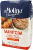 A bag of flour with images of baked goods. Produktbild-Vorschau