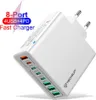 Techsuit Sieńowa Ładowarka 65W - 4x USB, 4x Type-C, Szybkie Podgląd zdjęcia produktu 1