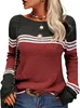 AKSA Damen Strickpullover Pullover Herbst Winter Langer Produktbild-Vorschau 1